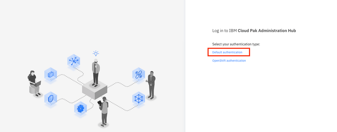 ibm cloud logon default