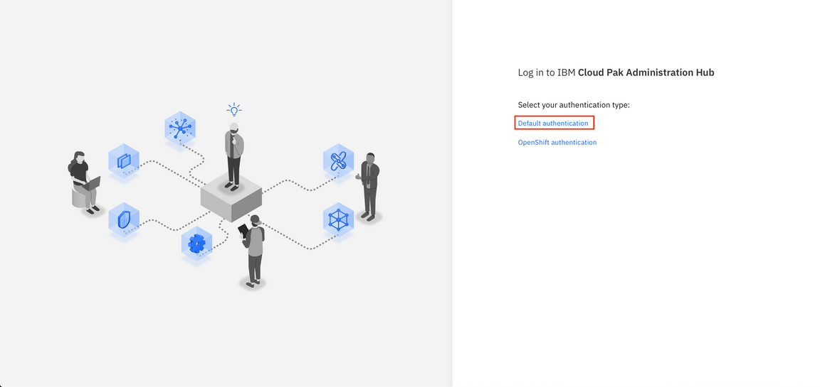 ibm cloud cp4i default