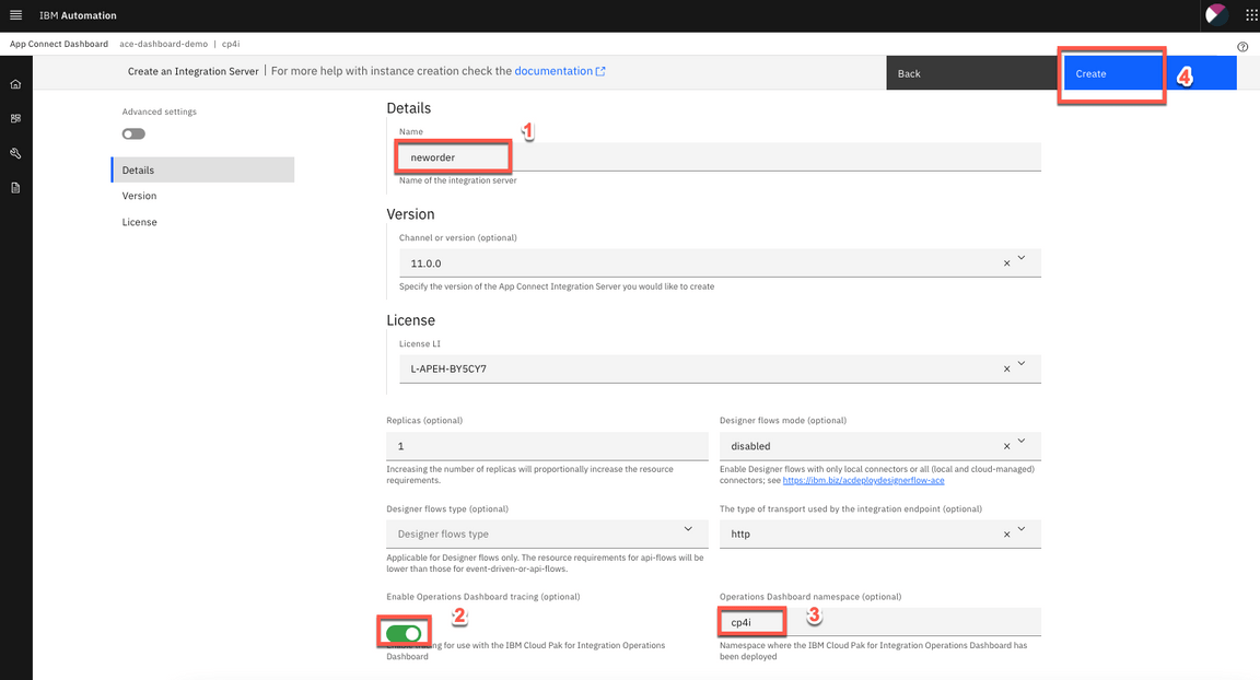 neworder server details