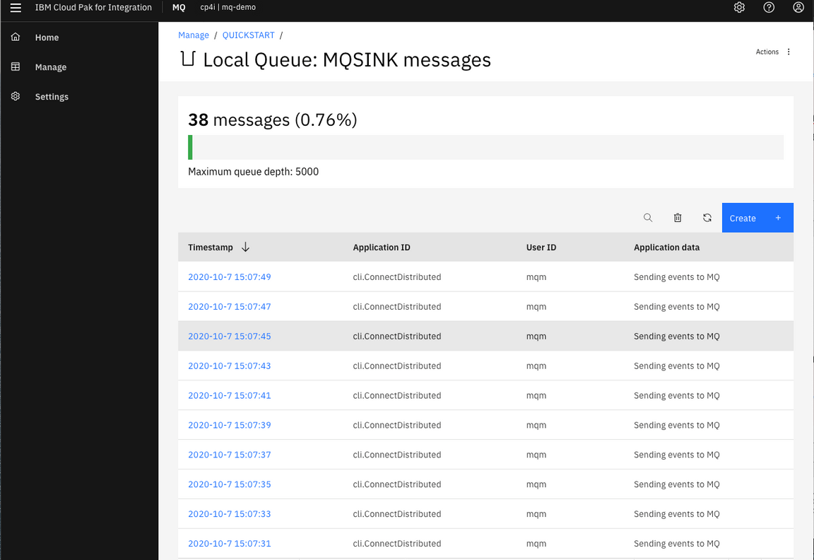 lab4 messages list mqsink