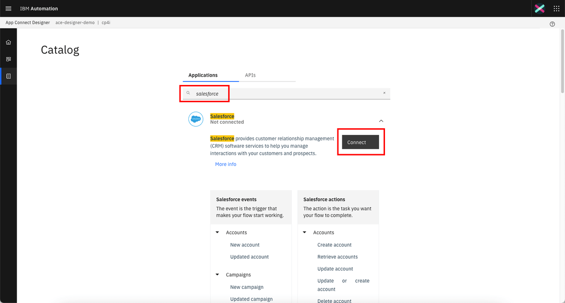 endpoint salesforce connect