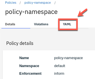 17 namespace policy image