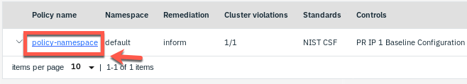 16 namespace policy image