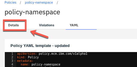 21 namespace policy image